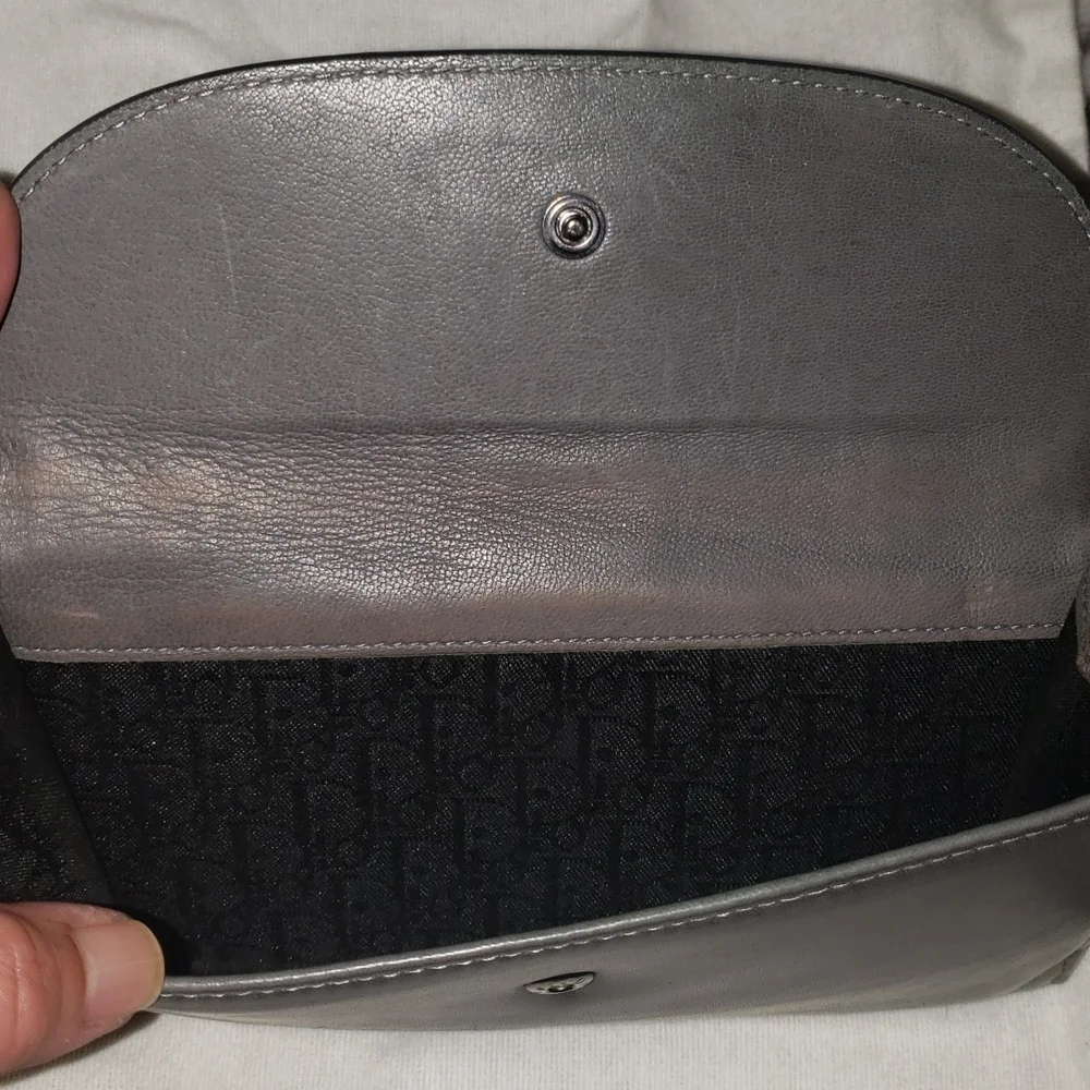 Christian Dior Plisse lambskin wallet